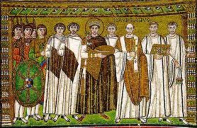Apogeo del Imperio Bizantino con Justiniano.