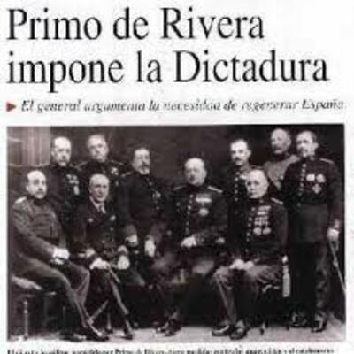 Timeline: La crisis del Sistema de la Restauración y la caída de la Monarquía (1902-1931). La Dictadura de Primo de Rivera (1923-1930).