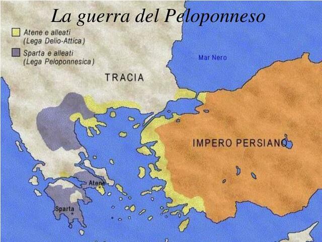 guerra del Peloponneso: 1° fase