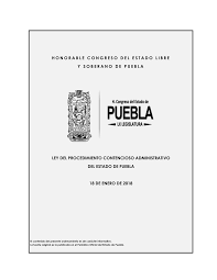 Ley del Procedimiento Contencioso Administrativo del Estado de Puebla