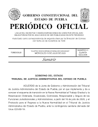 Reglamento Interior del Tribunal de Justicia Administrativa del Estado de Puebla