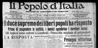 Mussolini created a newspaper