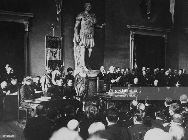 The win of Mussolini