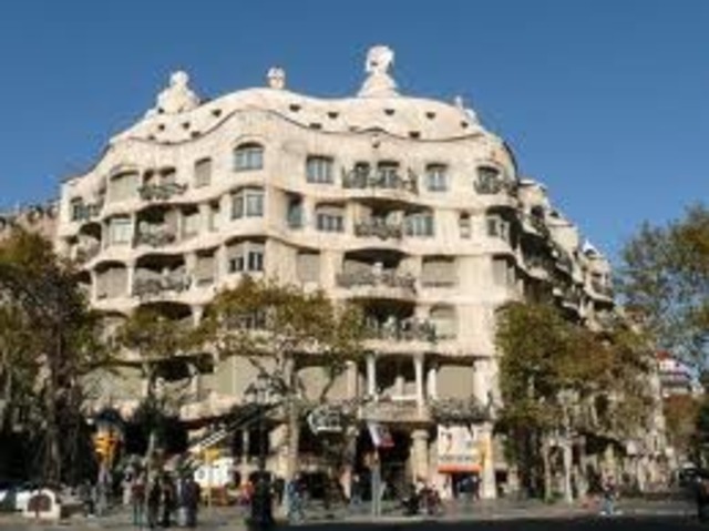 De bouw van Casa Mila