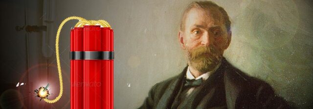 La dinamita de Alfred Nobel.
