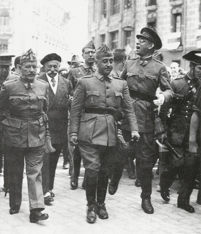 Franco entra a Madrid