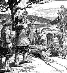 Champlain and Atironta (Huron War Leader) gather warriors for Iroquis raid