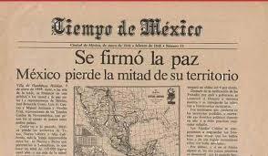 Tratado Guadalupe Hidalgo México pierde más de la mitad de su territorio