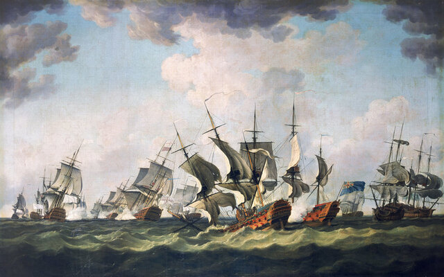 The battle of Quiberon