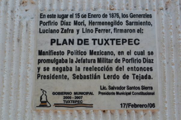 Plan de Tuxtepec para derrocar a Lerdo de Tejada