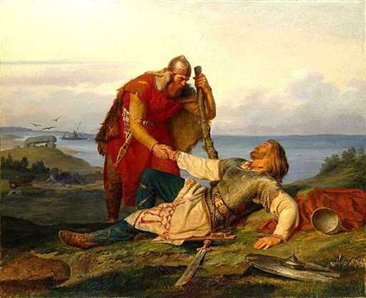 Death of King Halfdan 'Whiteshirt'