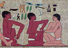 Egyptians used bloodletting to try to cure diseases