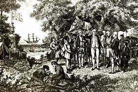 British arrive to Australia