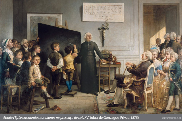 Fundação da primeira escola pública para surdos