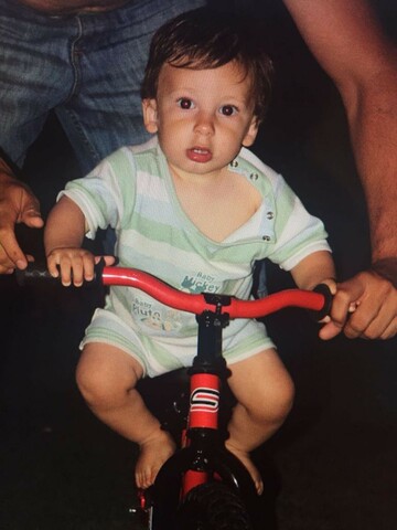 El meu primer cop en bicicleta