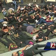 Students "Die in" at the Popp Martin Student Union