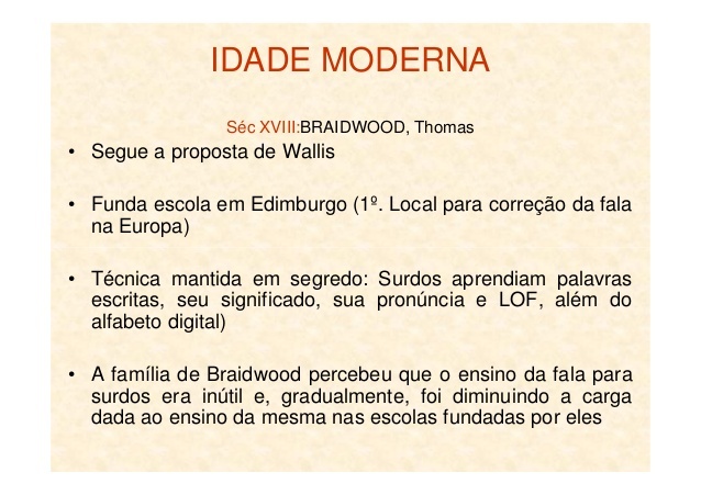 Idade Moderna - Sec. XVIII - BRAIDWOOD