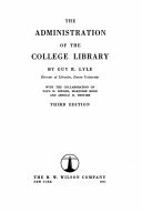 Guy Lyle 1961 The Administration of the College Library