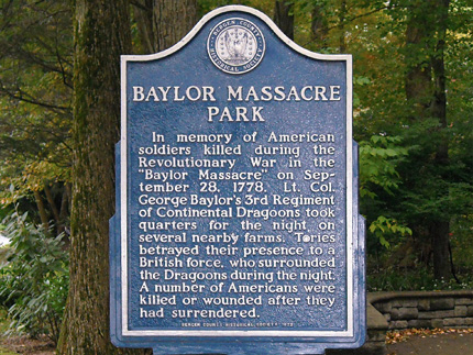 Baylor's Massacre