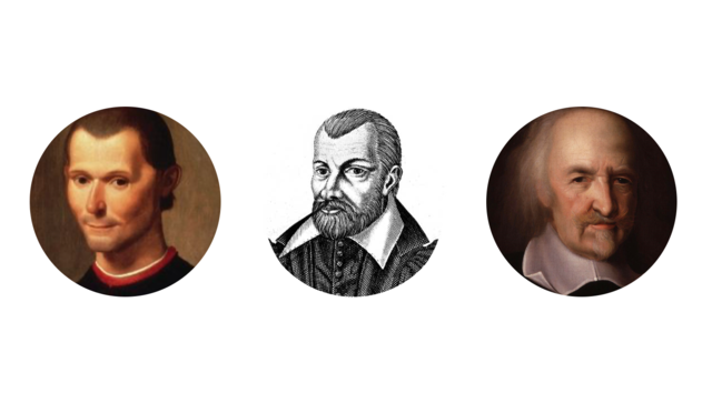 Filósofos del Estado Moderno - Los tres grandes pensadores: Maquiavelo, Bodino y Hobbes