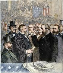 Rutherford B. Hayes is inaugurated president.