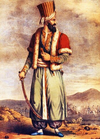 DÉPART DE HURSIT PASA DU PÉLOPONNÈSE