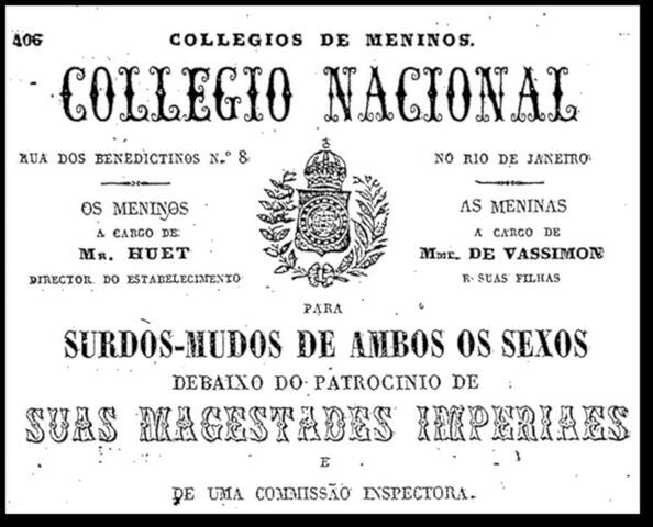 Fundação da Primeira Escola para Surdos no Brasil