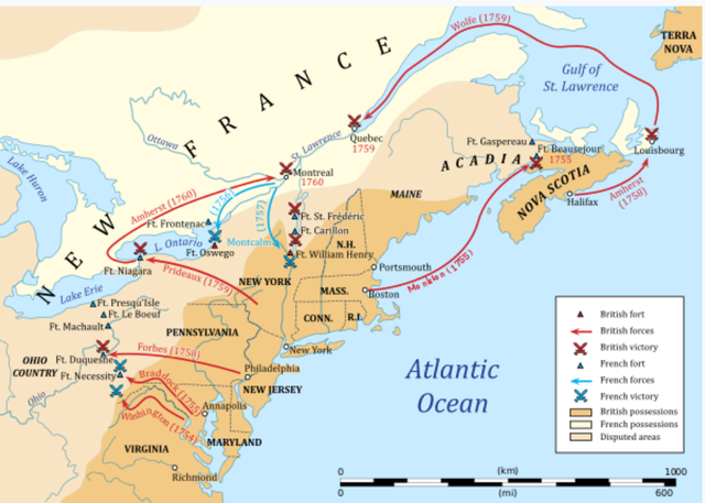 French and Indian War ends