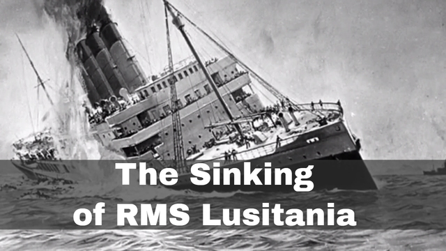 Lusitania Sunk