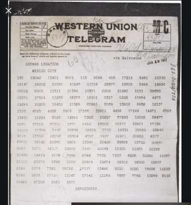 Zimmerman Telegram