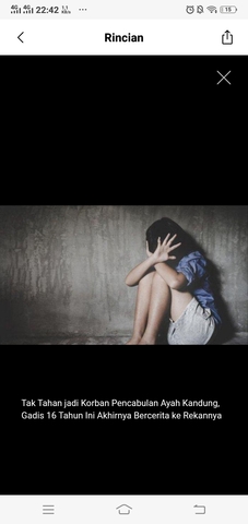 Ayah kandung Cabuli Gadis 16 tahun