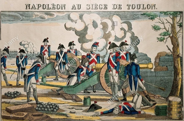 Napoleon Leads leads French Forces in the Battle for Toulon