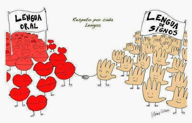 A Partir de 1970, países como Suíça e Inglaterra percebeu-se que a língua de sinais deveria ser utilizada independente da língua oral...
