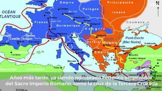 FEDERICO I de Hohenstaufen; Ravensburg, Alemania, 1122  Emperador del Sacro del ducado suabo en 1147, año en que participó en la Segunda Cruzada junto a su tío, el emperador Conrado III, quien lo nombró heredero.