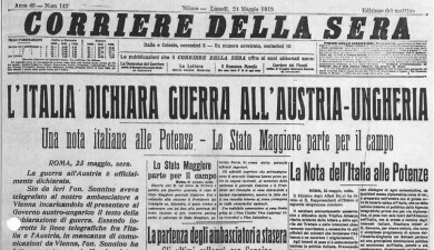 L'Italia entra in guerra