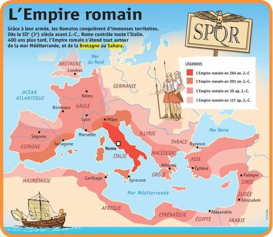 Début de l'empire romain