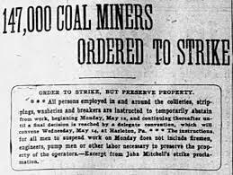 Coal Miner Strike-1902