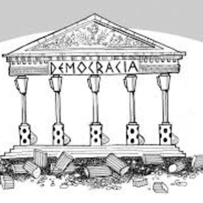 Timeline: HISTORIA DE LA DEMOCRACIA 11°2
