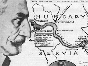 Austria-Hungría declara la guerra a Serbia. (mediante un telegrama)