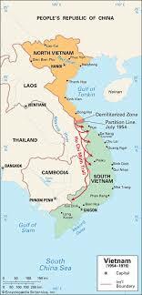 •	Vietnam Independence but Country Split at 17th Parallel