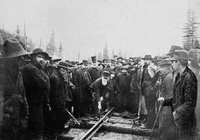 Canadian Pacific Railway is completed