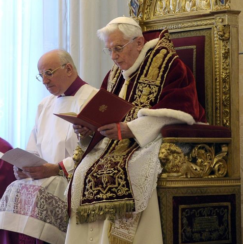 Rinuncia al soglio pontificio di Papa Benedetto XVI