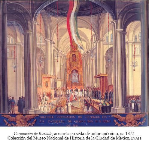 Coronación de Agustín Iturbide