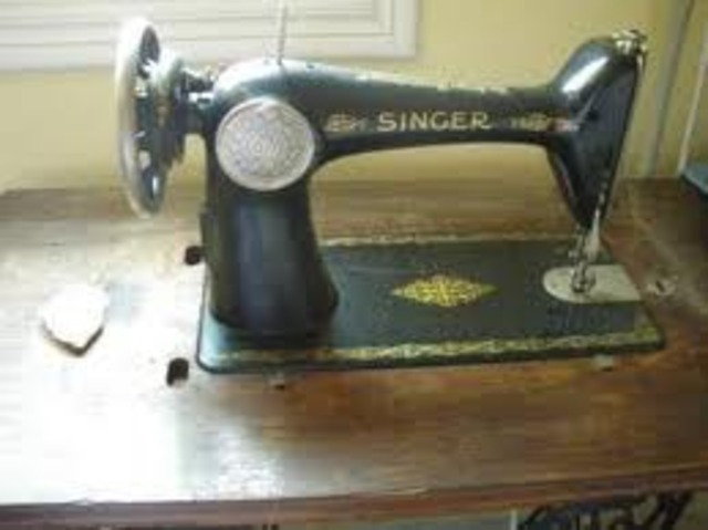 la primera maquina de coser