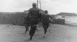 Timeline: La Guerra Civil española con el uso de la represión sistemática por el Bando Nacional.