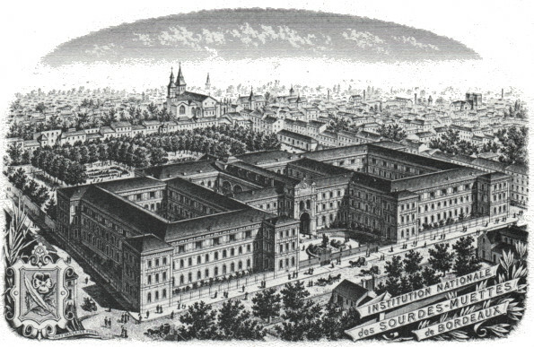 Institution Nationale dê Sourds-Muets, foi a primeira escola de surdos fundada na França