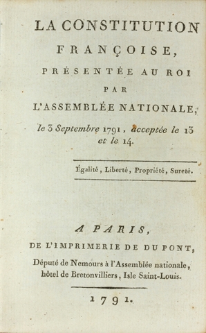 The constitution of 1791
