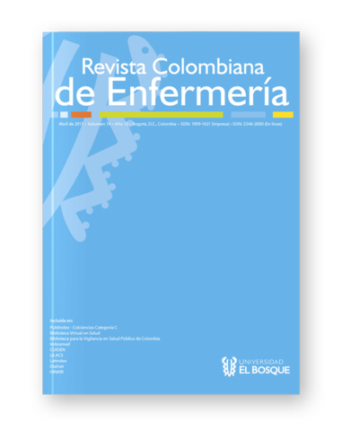 Publicación en la revista de enfermería:
