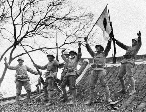 Japan invades China