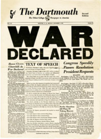 War Declared